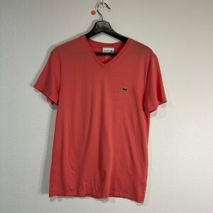 Lacoste Short Sleeve Coral‎ Men’s T-shirt S